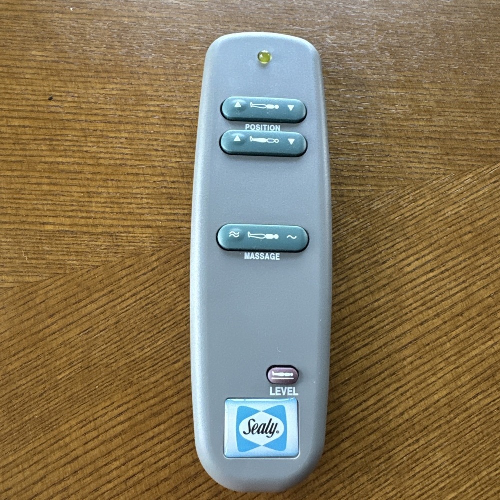 Sealy Adjustable Bed Remote KSMBR20543T Raven - Leggett & Platt Massage 2004 NOS
